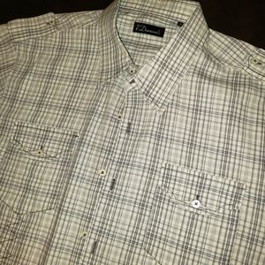 7 Diamonds Men's XL Western style button down shirt